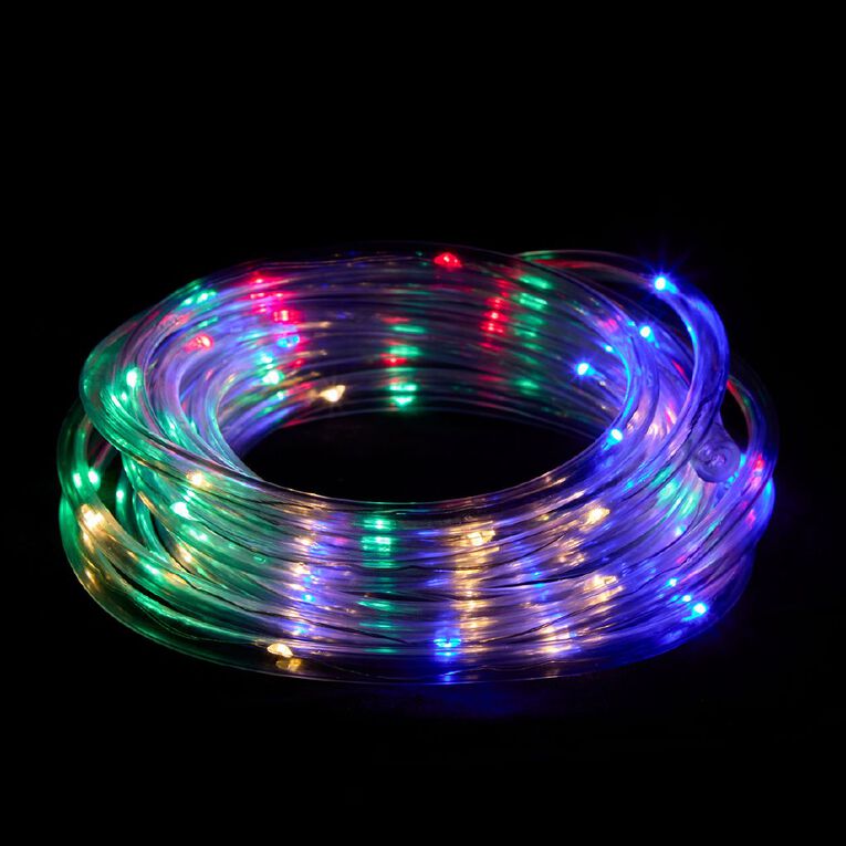 Wonderland Solar Rope Lights 50 LED Multi-Coloured, , hi-res