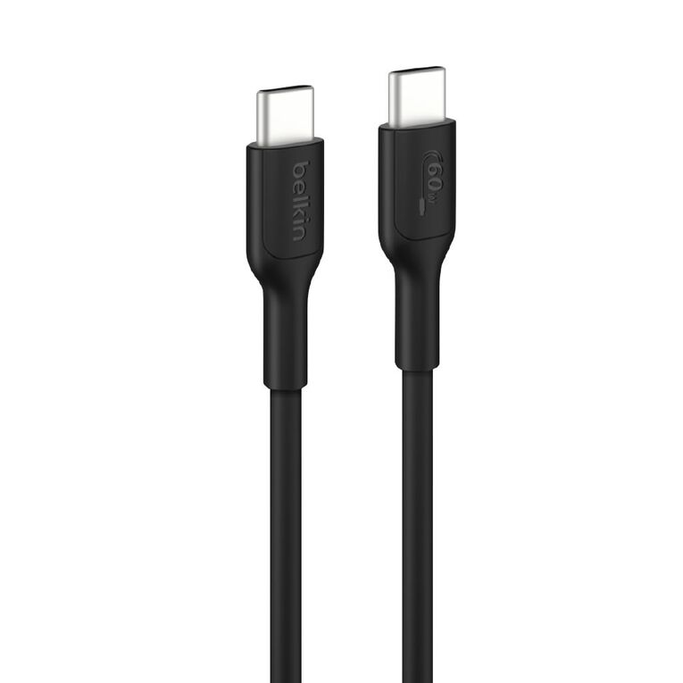 Belkin BLKN BC C2C PCR CAB 60W 3M BLK Black, , hi-res