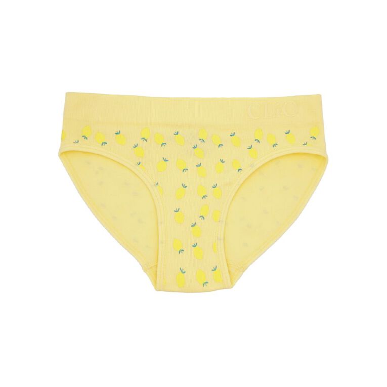 Clio Teen Lemon Seamfree Bikini 2 Pack, Yellow, hi-res