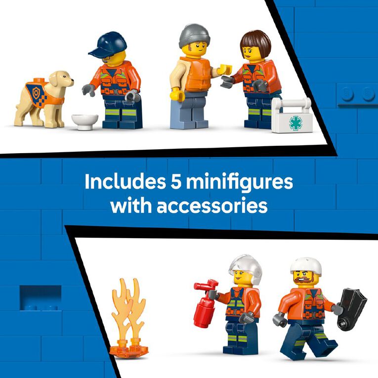 LEGO CITY Coast Guard Rescue Boat & Helicopter 60504, , hi-res