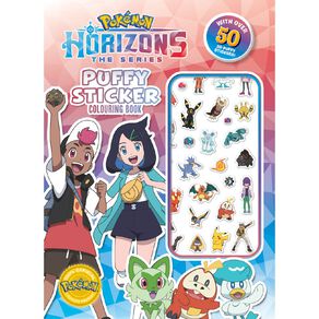Pokemon Horizons: Puffy Sticker Colouring Book