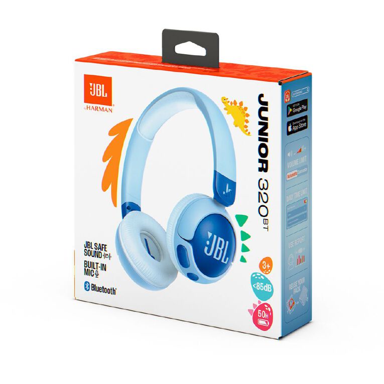JBL Junior 320BT Wireless On-Ear Kids Headphones - Blue Blue, , hi-res