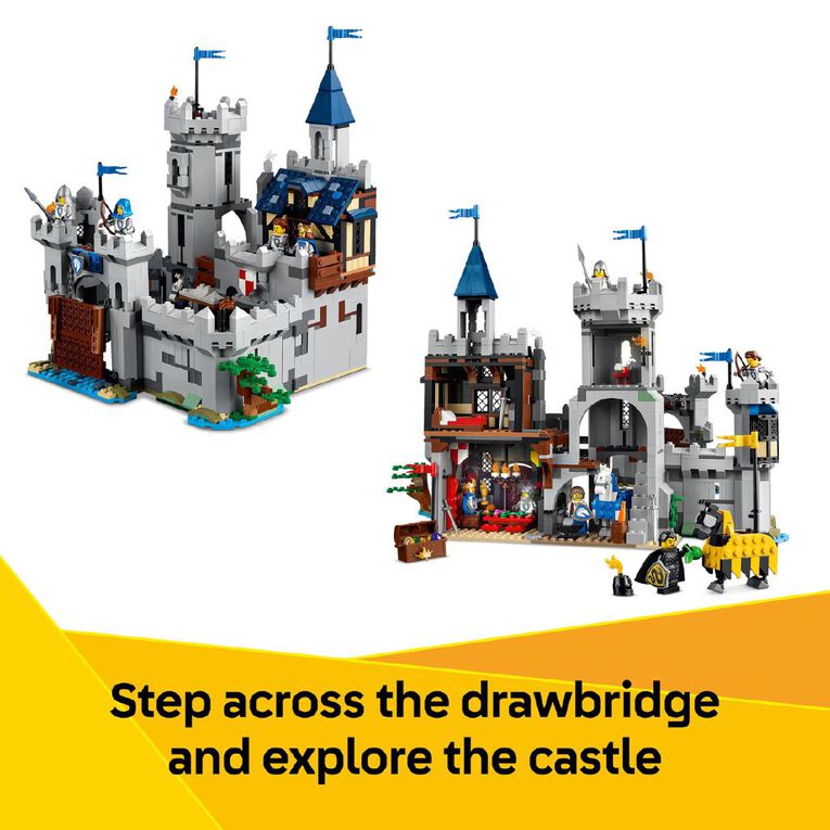 LEGO CREATOR Medieval Horse Knight Castle 31168, , hi-res