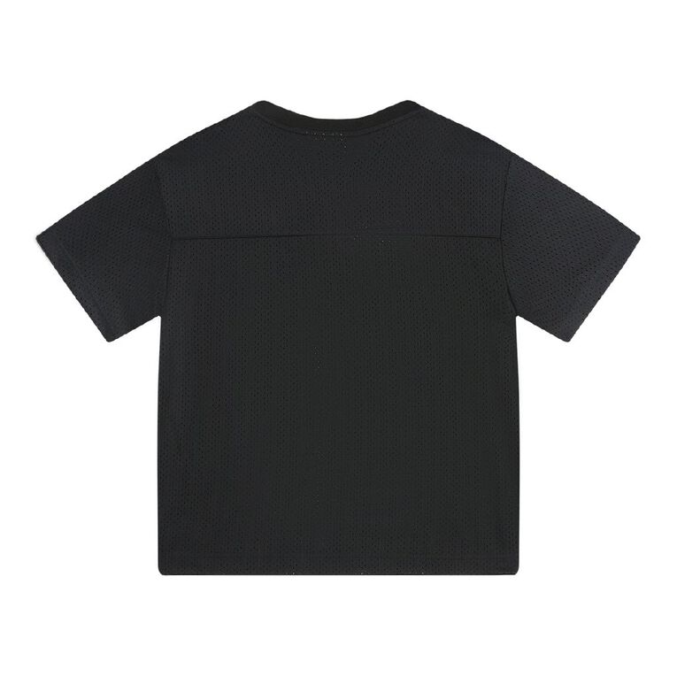 All Blacks Kids' Mesh Tee, Black, hi-res