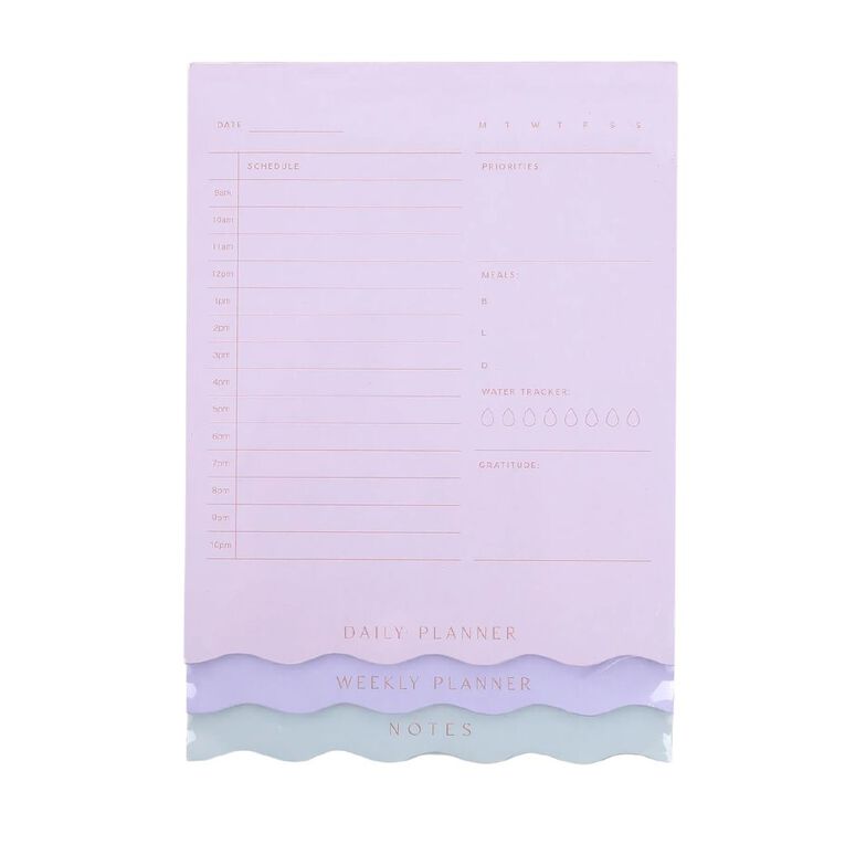 Uniti Stationery Boho Waves Layered Notebook, , hi-res