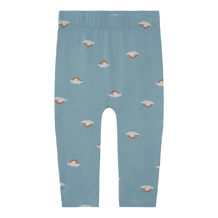 Young Original Babies' Print Leggings 3 Pack, Blue Mid, hi-res