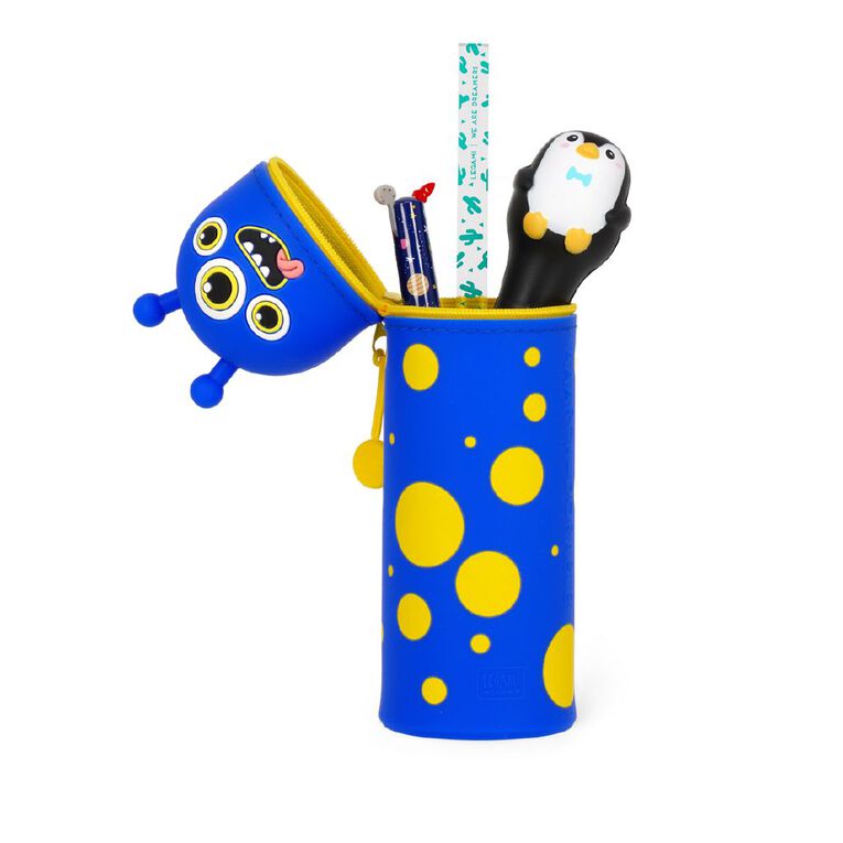 Legami 2-in-1 Silicone Pencil Case Kawaii Monster, , hi-res