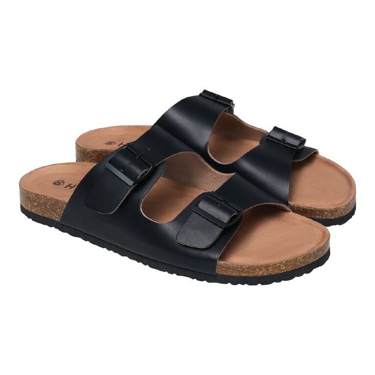 H&H Men's Rufus Sandals, Black, hi-res