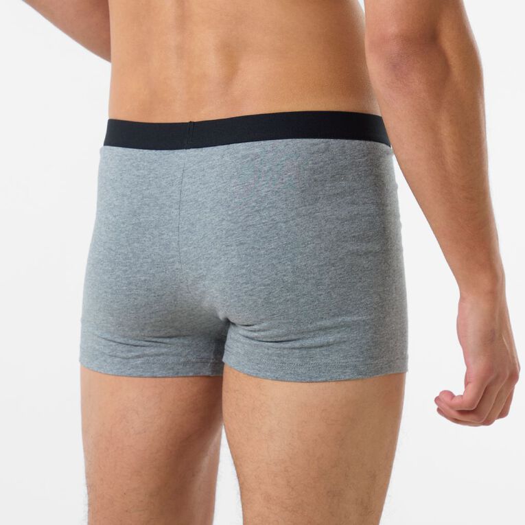 H&H Men's Trunks 3 Pack, Grey Dark, hi-res