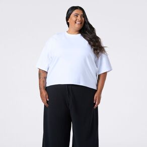 H&H Plus Women's Short Sleeve Basic Tee