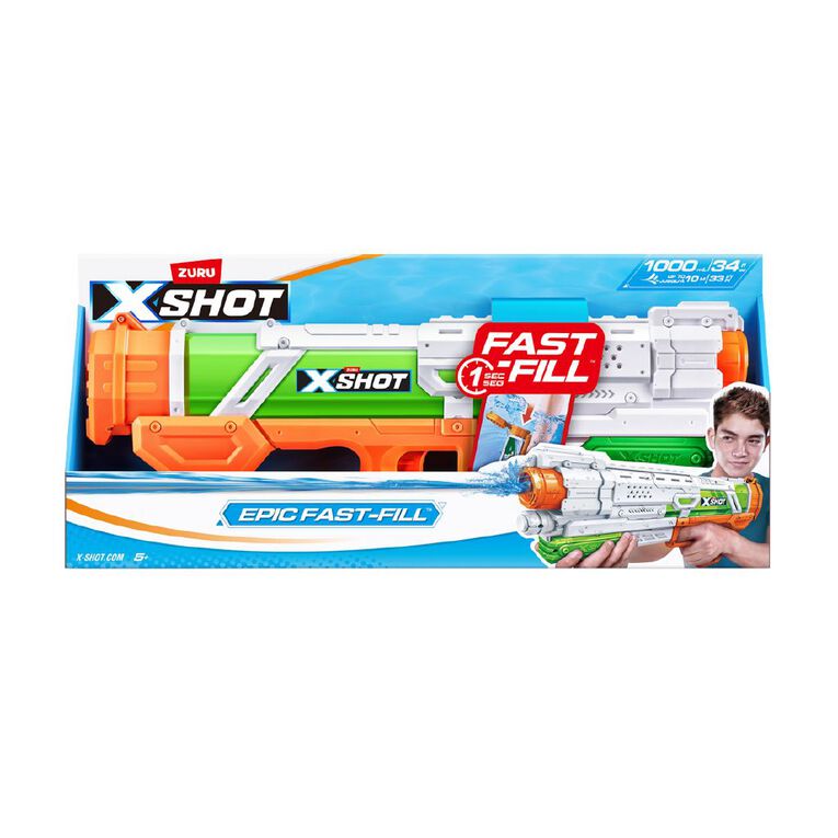 Zuru X-Shot Water Warfare Combo Pack Fast Fill Large Water Blaster, , hi-res
