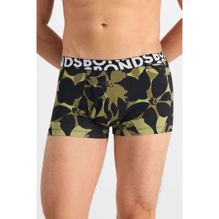 B FOR BONDS Men's Trunks 2 Pack, Khaki, hi-res