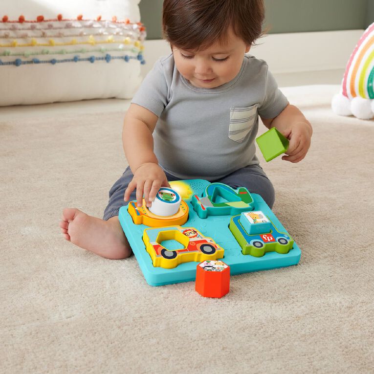 Fisher-Price Shapes & Sounds Vehicle Puzzle, , hi-res