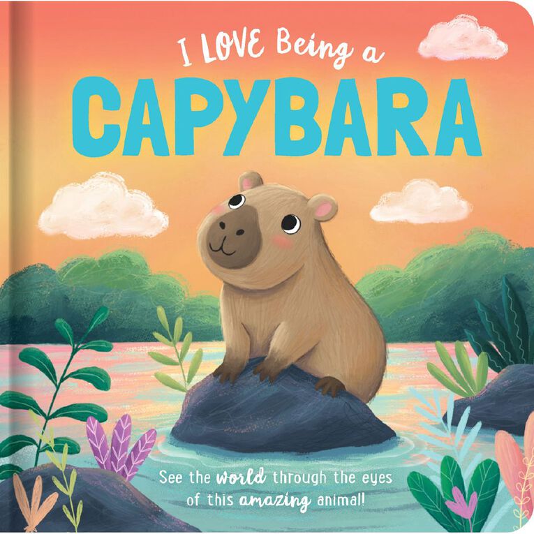 I Love Being A Capybara Padded Board Book, , hi-res