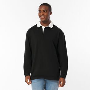 H&H Men's Plain Rugby Polo