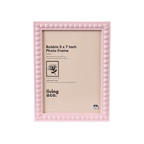 Living & Co Bobbin Photo Frame Pink