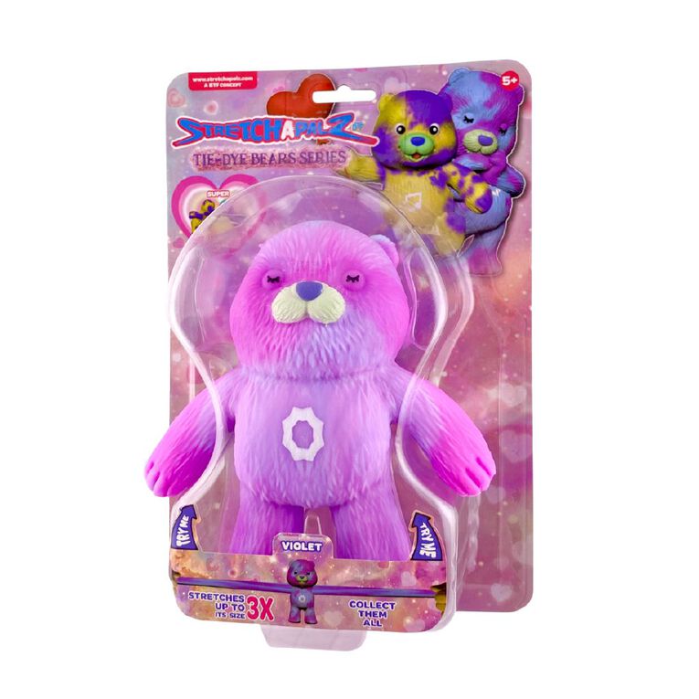 Stretchapalz 14cm Tie Dye Bears Assorted, , hi-res