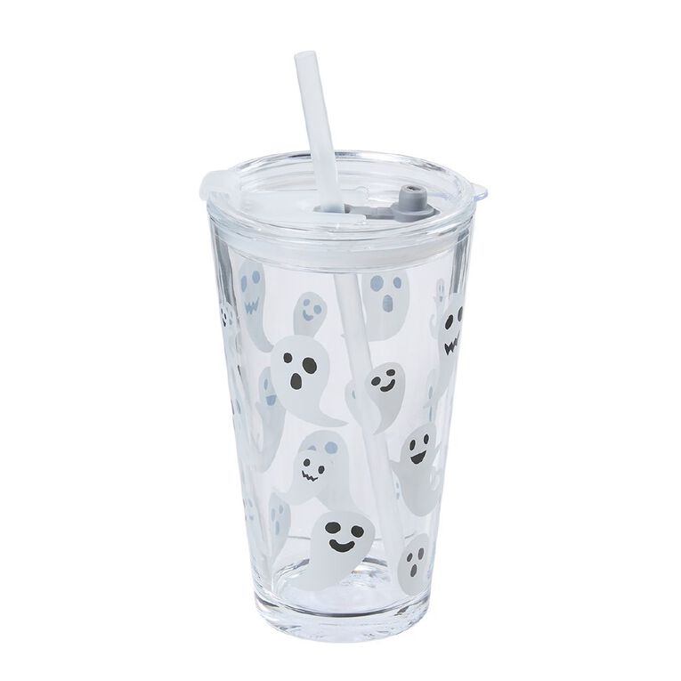 Scarehouse Halloween Drinks Tumbler with Straw Assorted, , hi-res