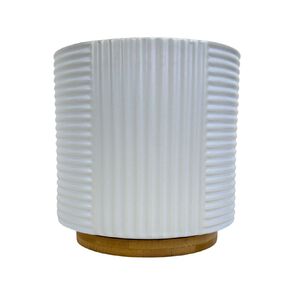 Kiwi Garden Bamboo Base Pot