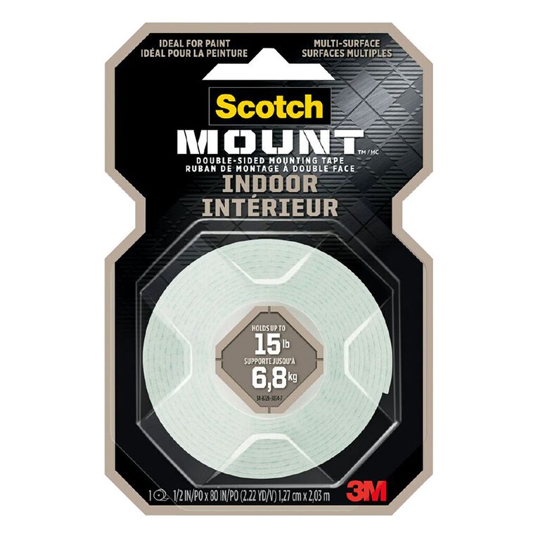 Scotch Indoor Mounting Tape 110P 12.7mm x 1.9m, , hi-res