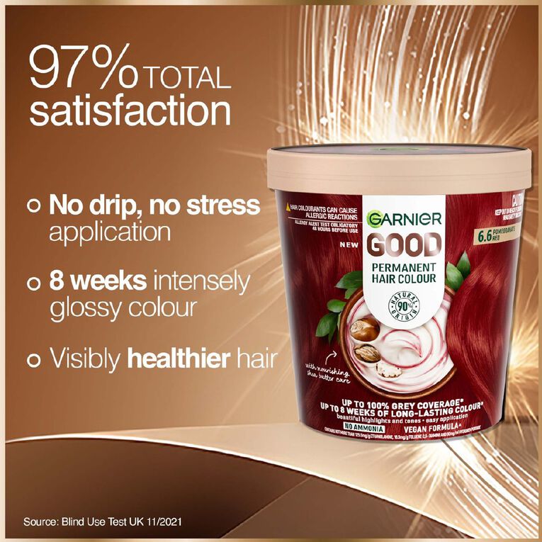 Garnier Good Hair Colour Pomegranate Red 6.6, , hi-res