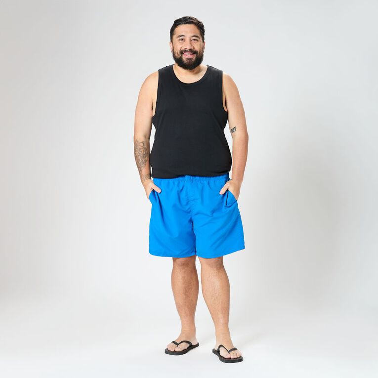 H&H Men's Swim Shorts, Blue, hi-res