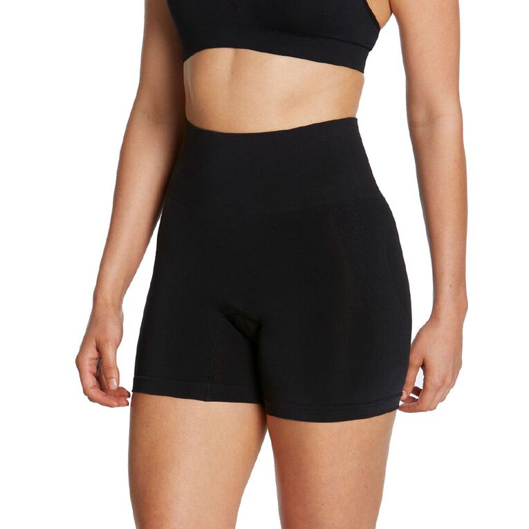 Clio Shaping Midi Shorts, Black, hi-res