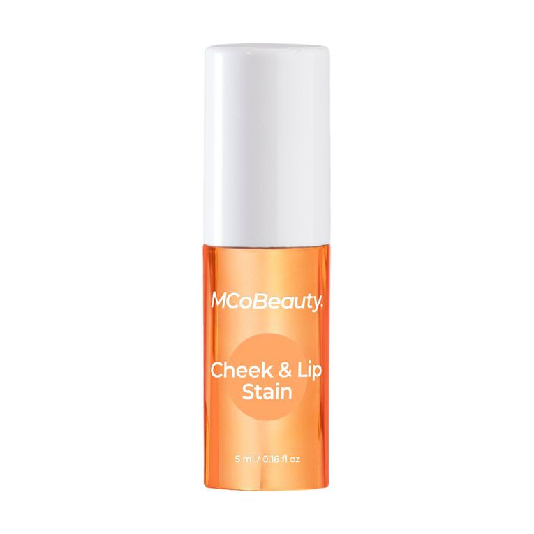 MCoBeauty Cheek And Lip Stain 2 In 1 Cream Tint- Peach Tango, , hi-res