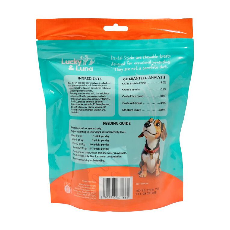 Lucky & Luna Dental Sticks 30 Pack, , hi-res