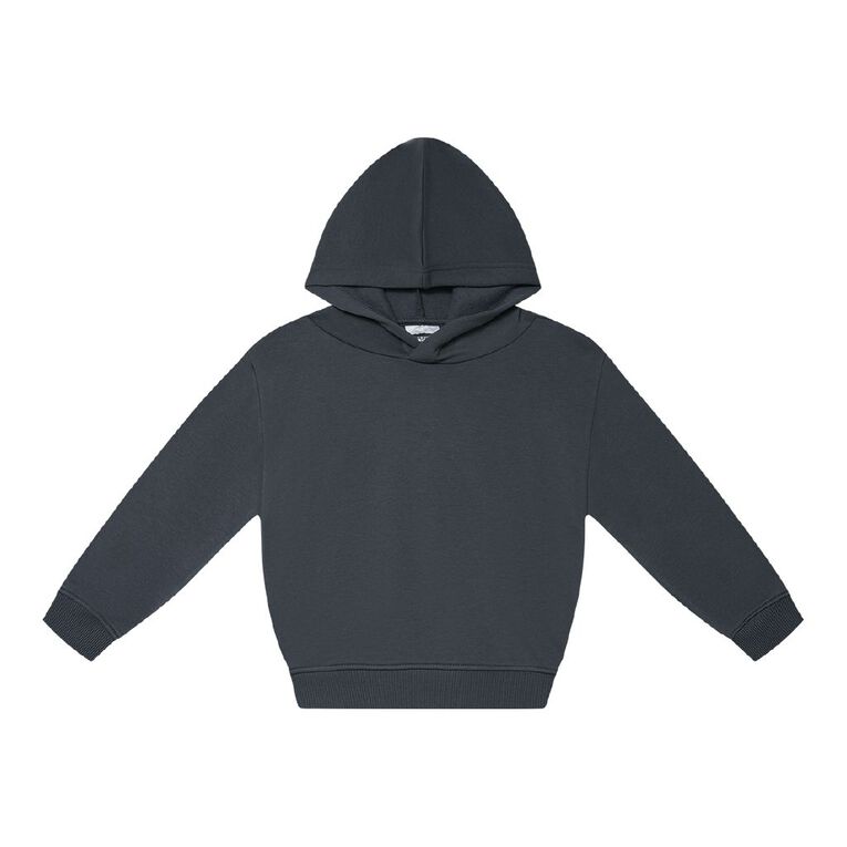 Young Original Plain Hoodie, Grey Dark, hi-res
