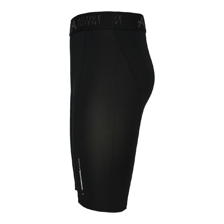 Active Intent Men's Compression Shorts, Black, hi-res