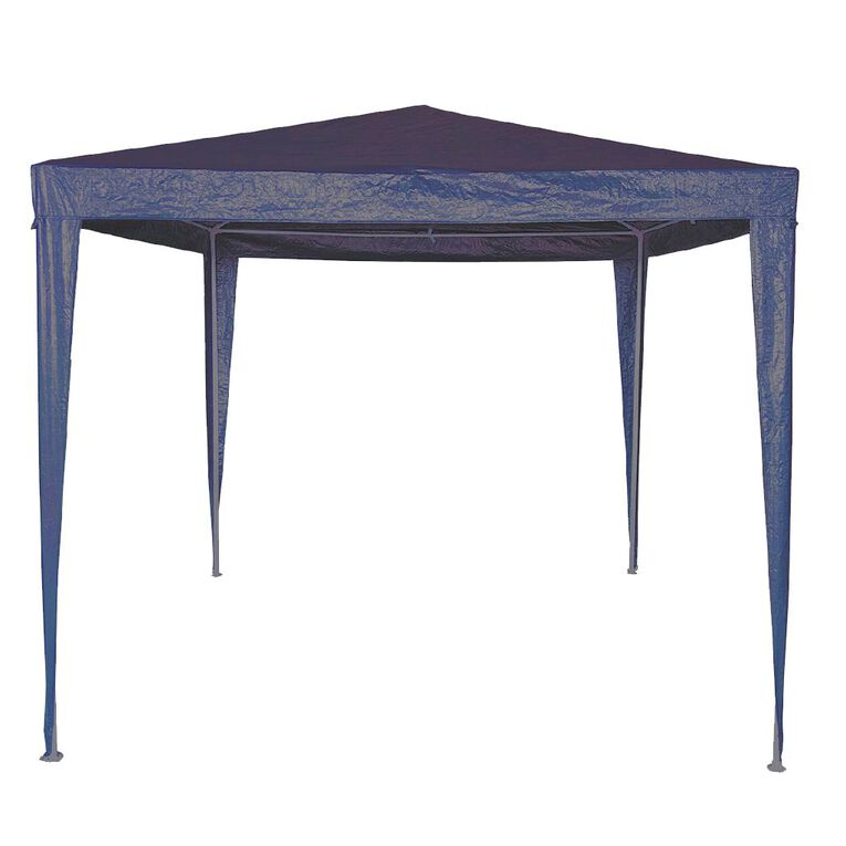 Living & Co Gazebo PE Blue 2.4m, , hi-res