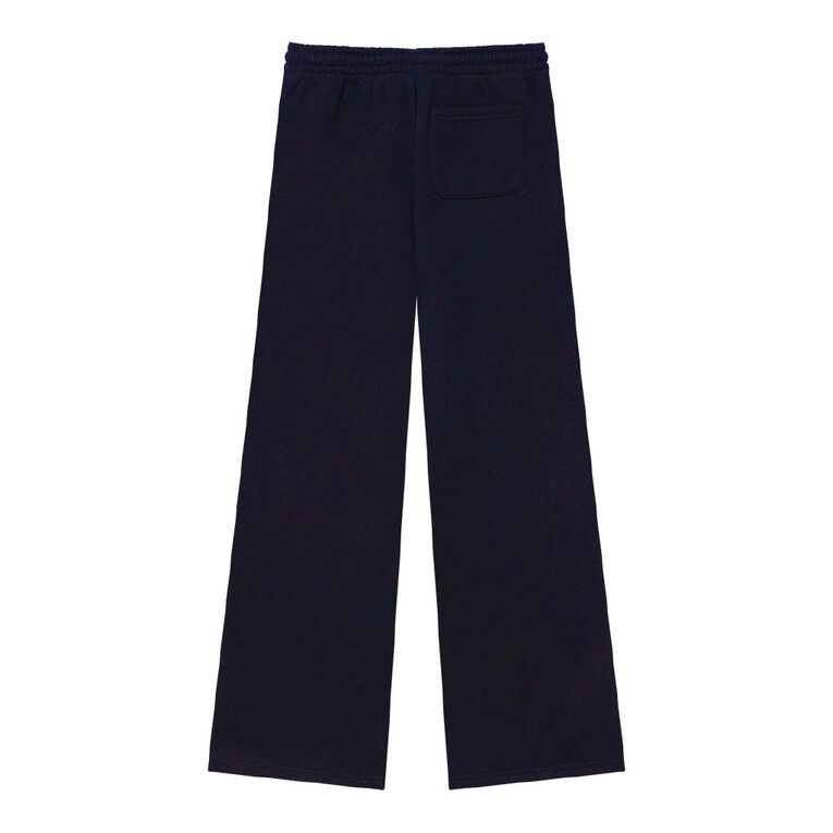 Basketball NZ Straight Leg Trackpants, Black, hi-res