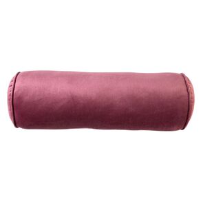 Living & Co Bolster Cushion Velvet Pink