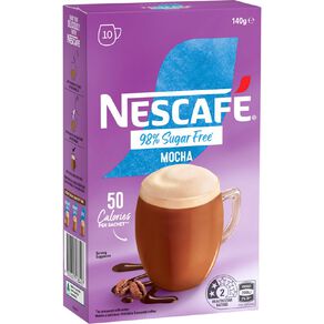 Nescafe 98% Sugar Free Mocha 10 Pack