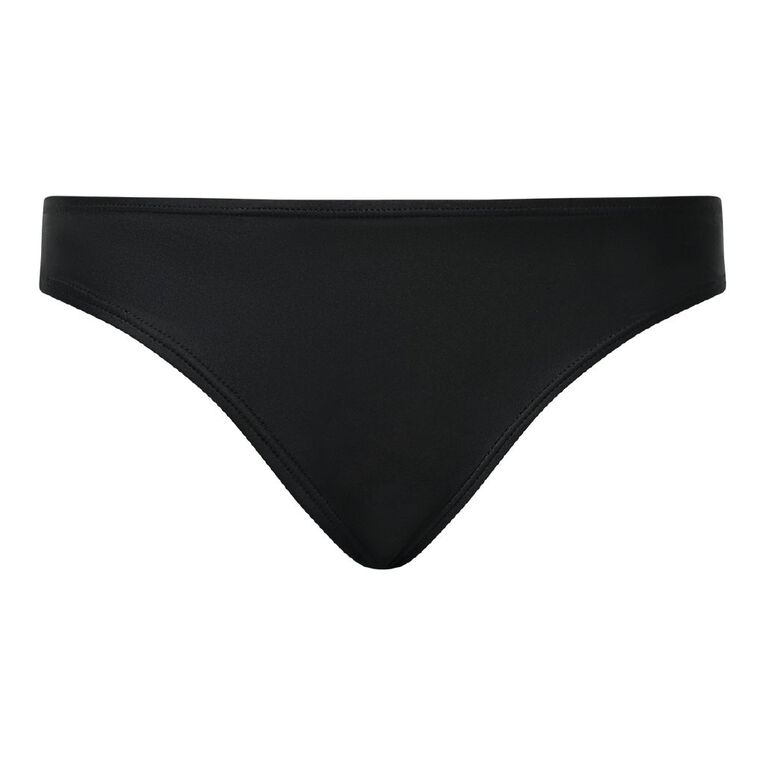 H&H Women's Classic Bikini Bottom, Black, hi-res