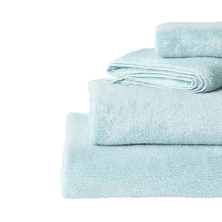 Living & Co Plush Plain Spa Towel Blue Light, , hi-res