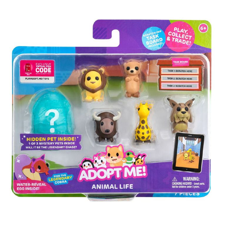 Adopt Me Collectible Pets 6 Pack The Warehouse