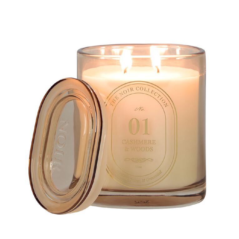 Living & Co Noir Scented Candle 01, , hi-res