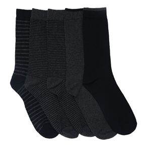 H&H Men's Crew Business Sock 5 Pack