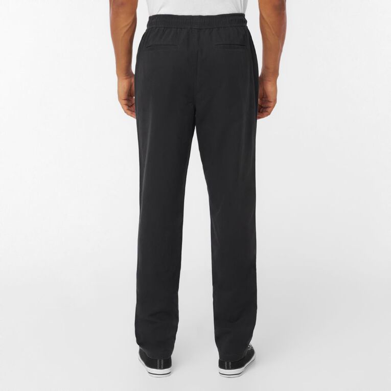 H&H Men's Elastic Waist Tapered Pants, Grey Dark, hi-res