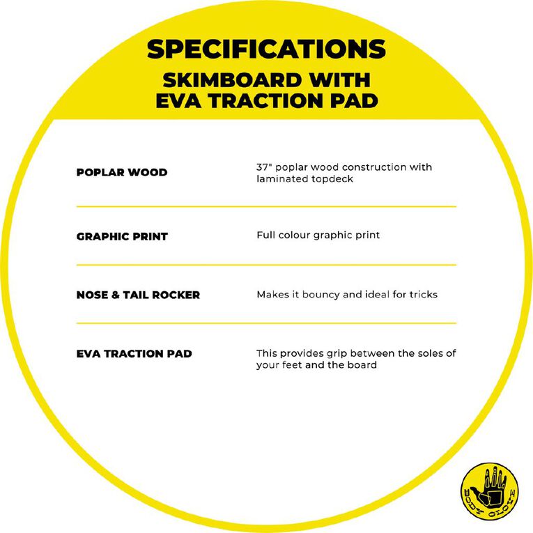 Body Glove EVA Skimboard 37 Inch, , hi-res