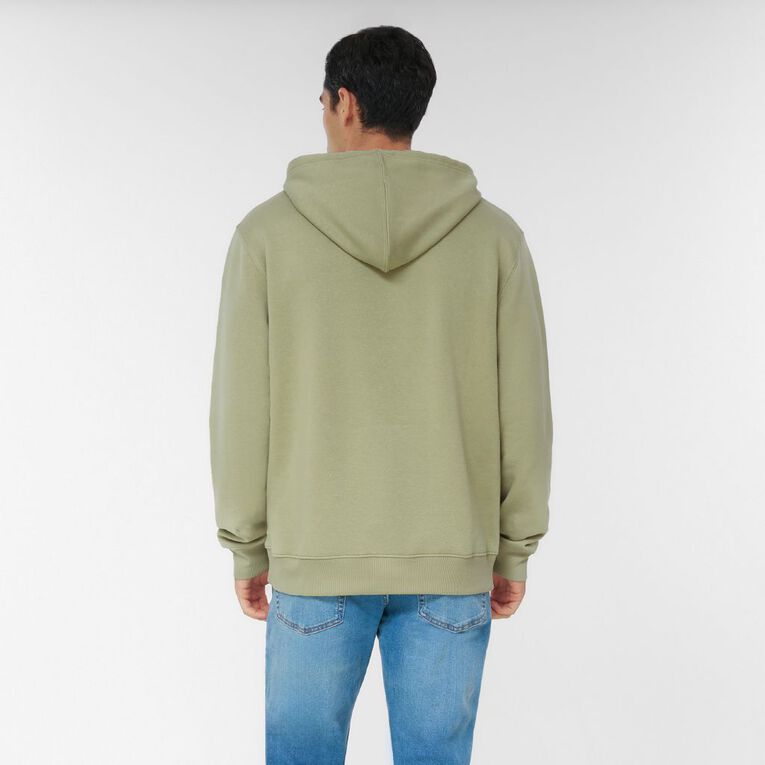 H&H Men's Plain Hoodie Sweatshirt, Green Light, hi-res