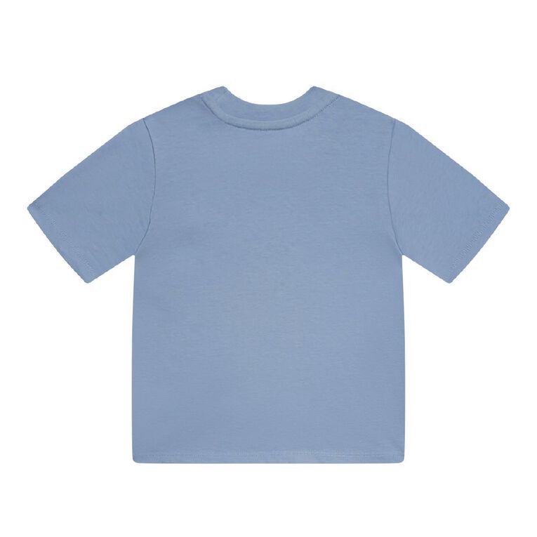 Young Original Preschool Short Sleeve Printed Tee, Blue Light, hi-res