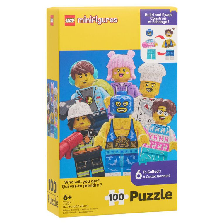 LEGO Minifigures Blind 100 Piece Puzzle Assorted, , hi-res