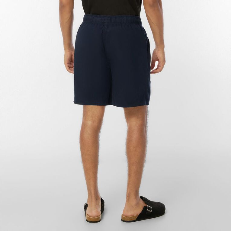 H&H Men's Woven Shorts, Blue Dark, hi-res