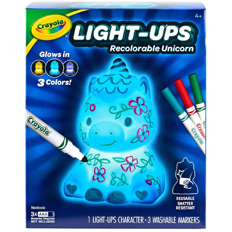 Crayola Light-Ups Unicorn, , hi-res