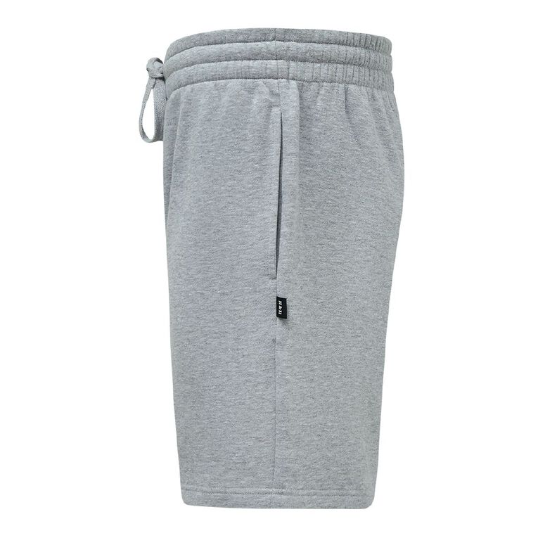 H&H Men's Plain Knit Shorts, Grey Marle, hi-res
