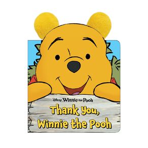 Disney Thank you Winnie The Pooh Board Book & Ears