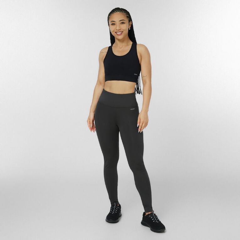 Active Intent Women's Cooldry Core Full Length Leggings, Grey Dark, hi-res